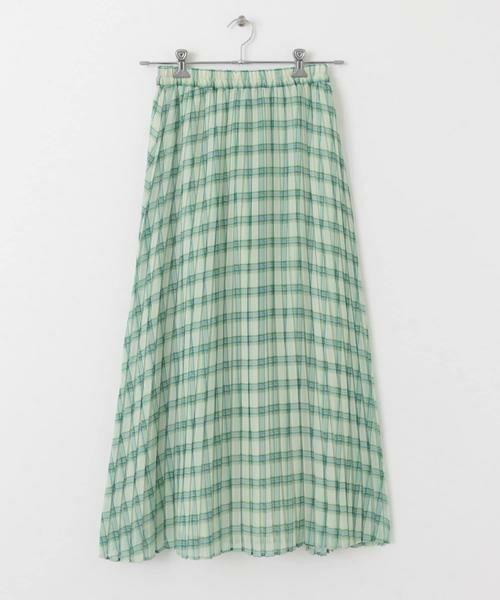 KBF / ケービーエフ スカート | シアーチェックプリーツスカート | 詳細15