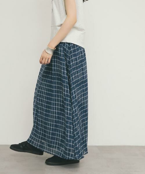 KBF / ケービーエフ スカート | シアーチェックプリーツスカート | 詳細19