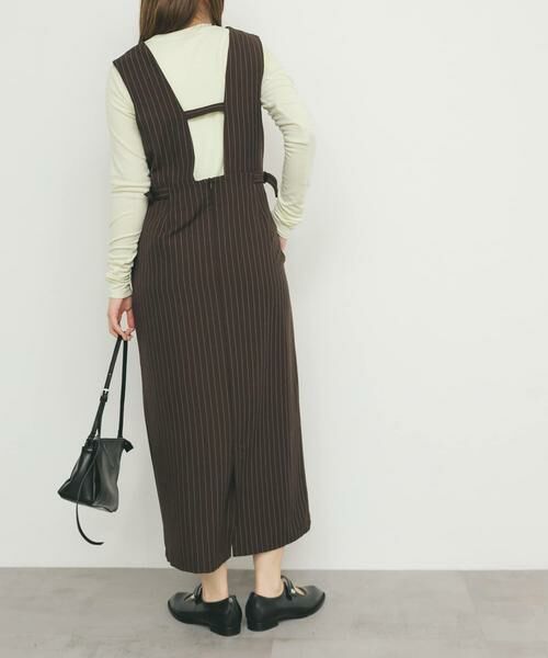 KBF / ケービーエフ ワンピース | 『2サイズ展開』ピンストライプジャンパースカート | 詳細2