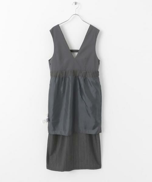KBF / ケービーエフ ワンピース | 『2サイズ展開』ピンストライプジャンパースカート | 詳細21