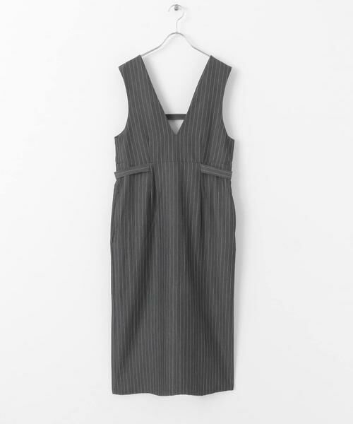 KBF / ケービーエフ ワンピース | 『2サイズ展開』ピンストライプジャンパースカート | 詳細17