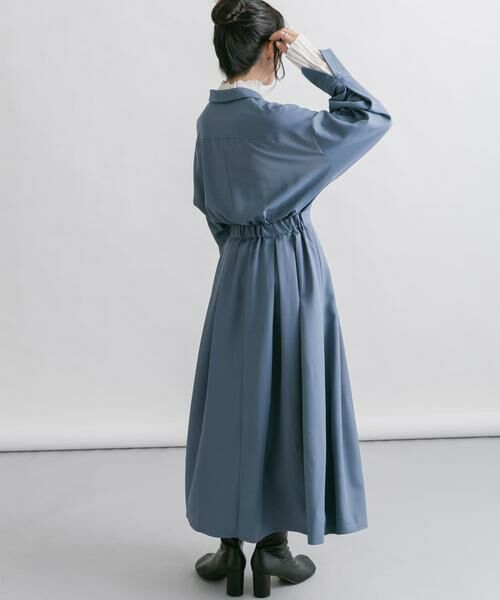 KBF / ケービーエフ ワンピース | オープンカラーボックスプリーツワンピース | 詳細12
