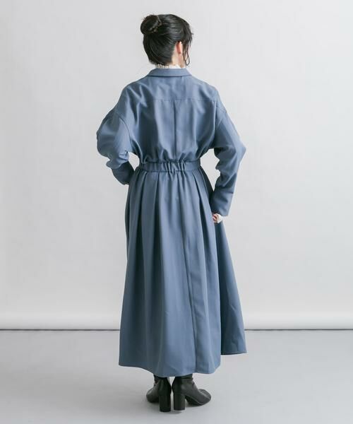 KBF / ケービーエフ ワンピース | オープンカラーボックスプリーツワンピース | 詳細15