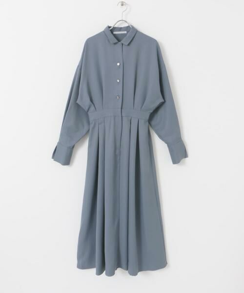 KBF / ケービーエフ ワンピース | オープンカラーボックスプリーツワンピース | 詳細16