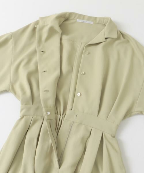 KBF / ケービーエフ ワンピース | オープンカラーボックスプリーツワンピース | 詳細28