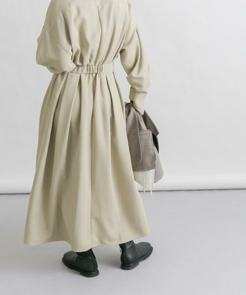 KBF / ケービーエフ ワンピース | オープンカラーボックスプリーツワンピース | 詳細19