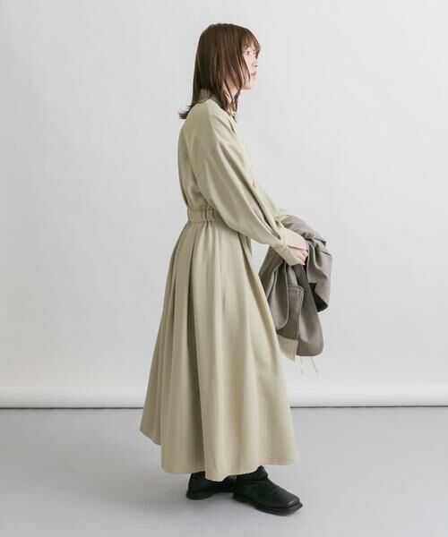 KBF / ケービーエフ ワンピース | オープンカラーボックスプリーツワンピース | 詳細22