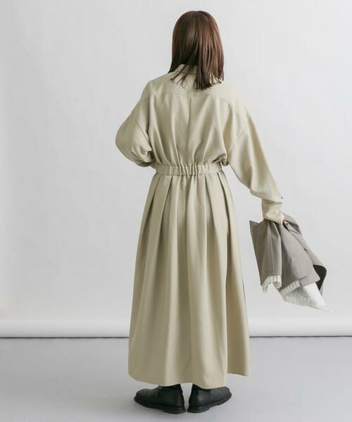KBF / ケービーエフ ワンピース | オープンカラーボックスプリーツワンピース | 詳細23