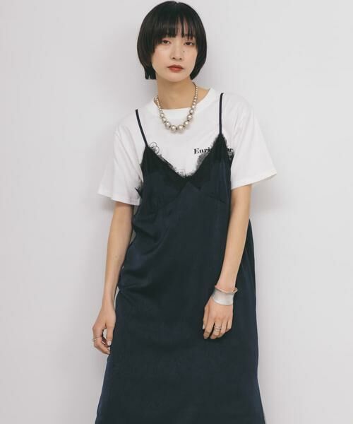 KBF / ケービーエフ ワンピース | レーストリムキャミワンピース | 詳細4