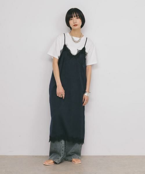 KBF / ケービーエフ ワンピース | レーストリムキャミワンピース | 詳細5