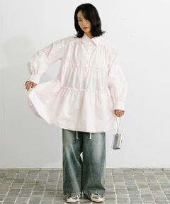 KBF / ケービーエフ ワンピース | ティアードバルーンミニワンピース