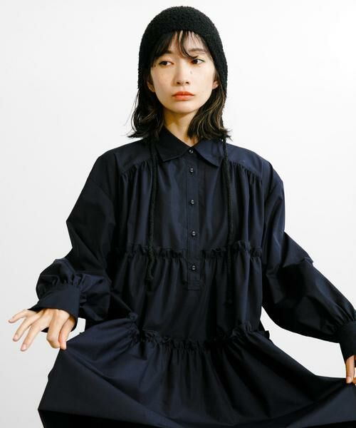 KBF / ケービーエフ ワンピース | ティアードバルーンミニワンピース | 詳細2