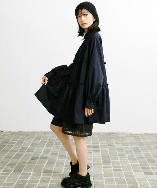 KBF / ケービーエフ ワンピース | ティアードバルーンミニワンピース | 詳細7