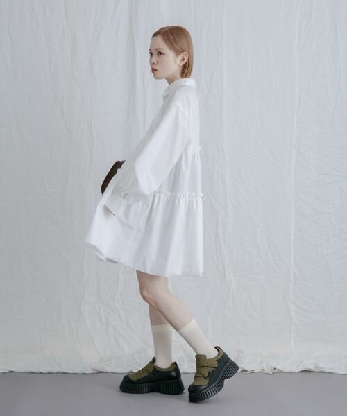 KBF / ケービーエフ ワンピース | ティアードバルーンミニワンピース | 詳細21