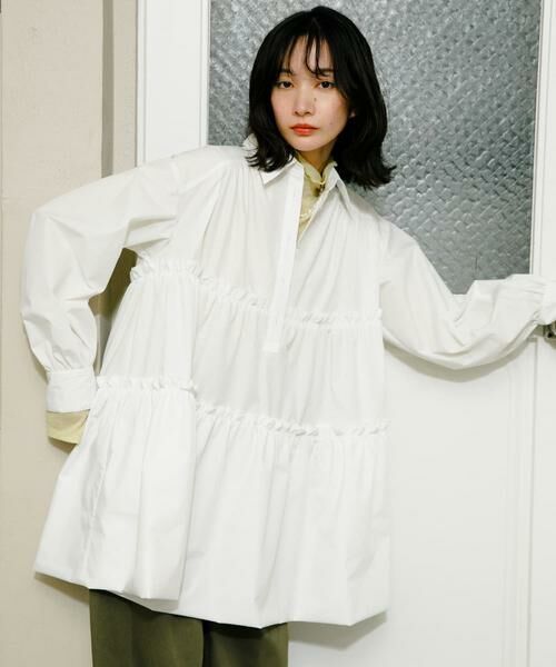 KBF / ケービーエフ ワンピース | ティアードバルーンミニワンピース | 詳細24