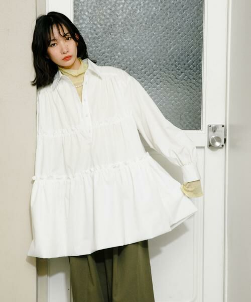 KBF / ケービーエフ ワンピース | ティアードバルーンミニワンピース | 詳細25