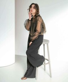 KBF / ケービーエフ サロペット・オールインワン | チュールブラウスSETベアサロペット