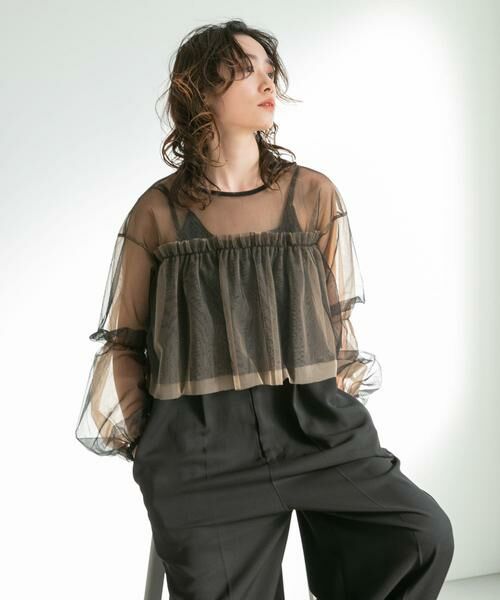 KBF / ケービーエフ サロペット・オールインワン | チュールブラウスSETベアサロペット | 詳細3