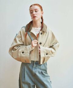 KBF / ケービーエフ その他アウター | BACKフレアショートジャケット