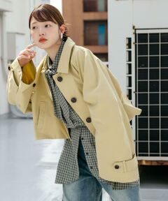 KBF / ケービーエフ その他アウター | BACKフレアショートジャケット