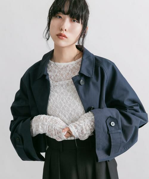 KBF / ケービーエフ その他アウター | BACKフレアショートジャケット | 詳細12