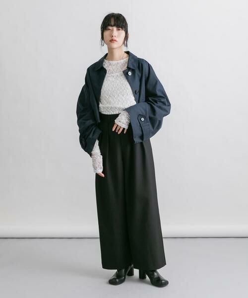 KBF / ケービーエフ その他アウター | BACKフレアショートジャケット | 詳細13