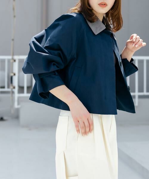 KBF / ケービーエフ その他アウター | BACKフレアショートジャケット | 詳細3