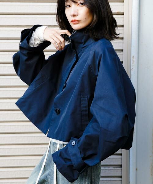 KBF / ケービーエフ その他アウター | BACKフレアショートジャケット | 詳細6