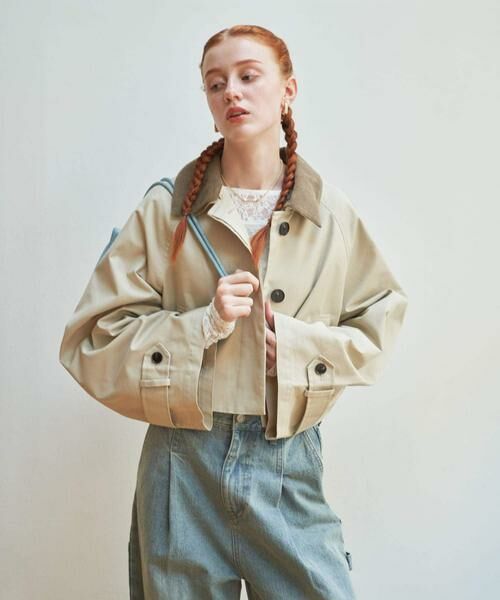 KBF / ケービーエフ その他アウター | BACKフレアショートジャケット | 詳細21