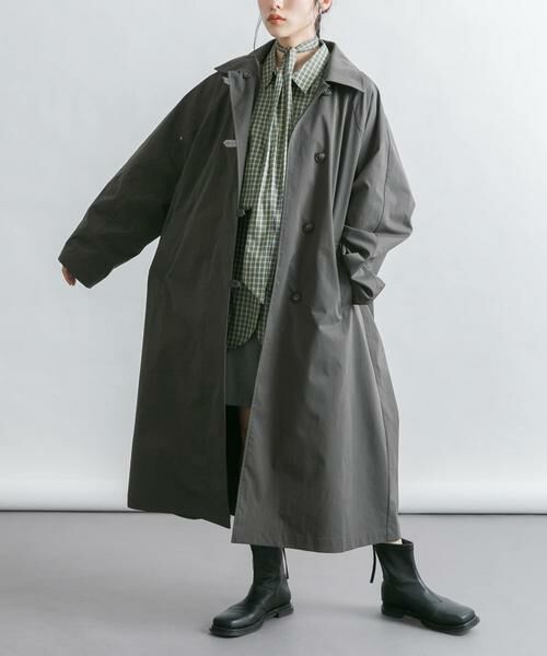 KBF / ケービーエフ ステンカラーコート | BACKスリットステンカラーコート | 詳細21