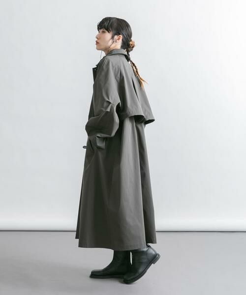 KBF / ケービーエフ ステンカラーコート | BACKスリットステンカラーコート | 詳細23