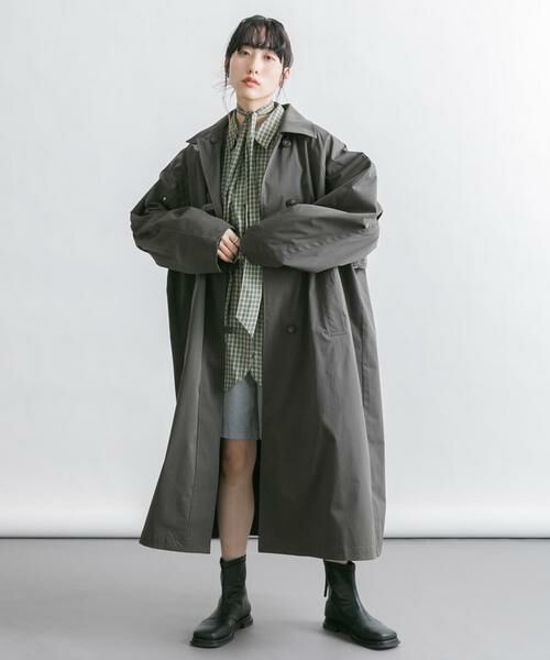 KBF / ケービーエフ ステンカラーコート | BACKスリットステンカラーコート | 詳細14