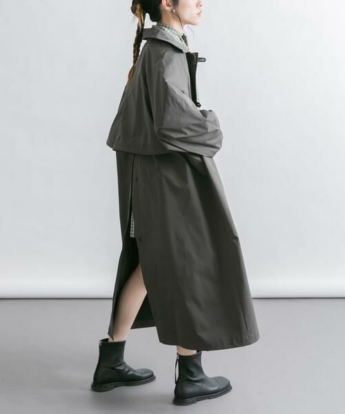 KBF / ケービーエフ ステンカラーコート | BACKスリットステンカラーコート | 詳細18