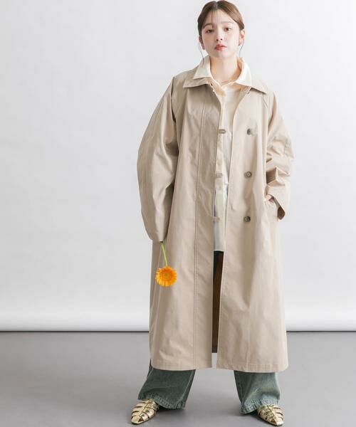 KBF / ケービーエフ ステンカラーコート | BACKスリットステンカラーコート | 詳細28