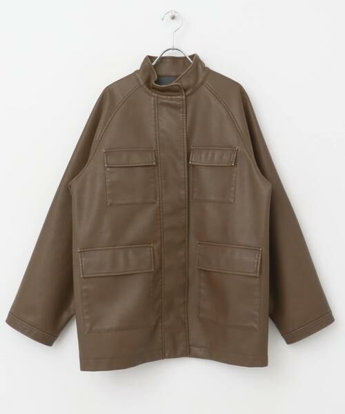 KBF / ケービーエフ レザーブルゾン・ジャケット | ウォッシュドサファリジャケット | 詳細11