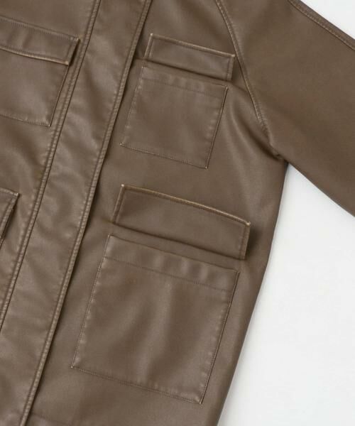 KBF / ケービーエフ レザーブルゾン・ジャケット | ウォッシュドサファリジャケット | 詳細12