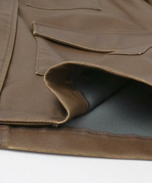KBF / ケービーエフ レザーブルゾン・ジャケット | ウォッシュドサファリジャケット | 詳細15