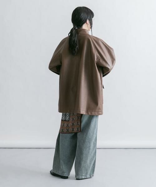 KBF / ケービーエフ レザーブルゾン・ジャケット | ウォッシュドサファリジャケット | 詳細8