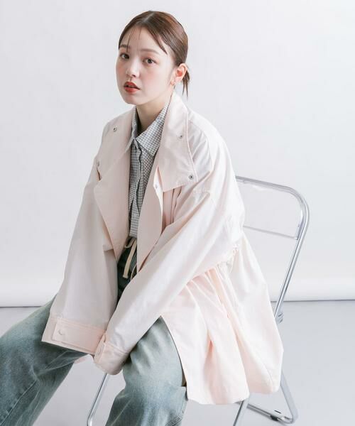 KBF / ケービーエフ ナイロンジャケット | スタンドカラーBIGナイロンジャケット | 詳細6