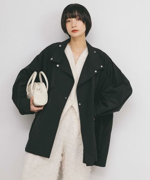 KBF / ケービーエフ ナイロンジャケット | スタンドカラーBIGナイロンジャケット | 詳細17