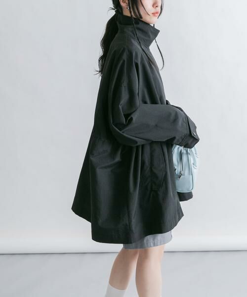 KBF / ケービーエフ ナイロンジャケット | スタンドカラーBIGナイロンジャケット | 詳細24