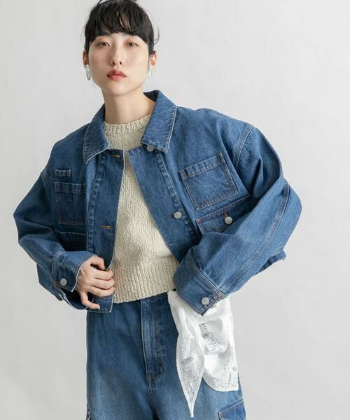 KBF / ケービーエフ Gジャン・デニムジャケット | WIDEデニムジャケット | 詳細1