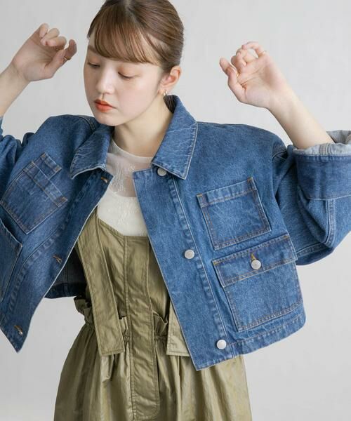 KBF / ケービーエフ Gジャン・デニムジャケット | WIDEデニムジャケット | 詳細6