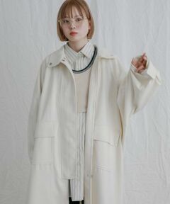 KBF / ケービーエフ その他アウター | スタンドカラーブークレコート