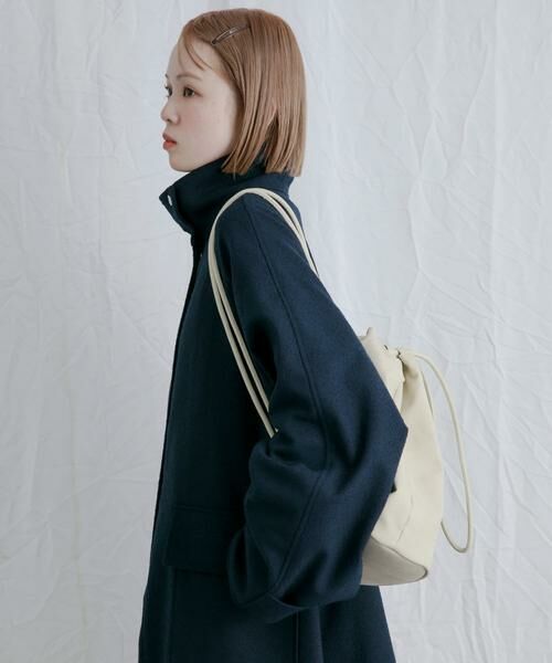 KBF / ケービーエフ その他アウター | スタンドカラーブークレコート | 詳細1