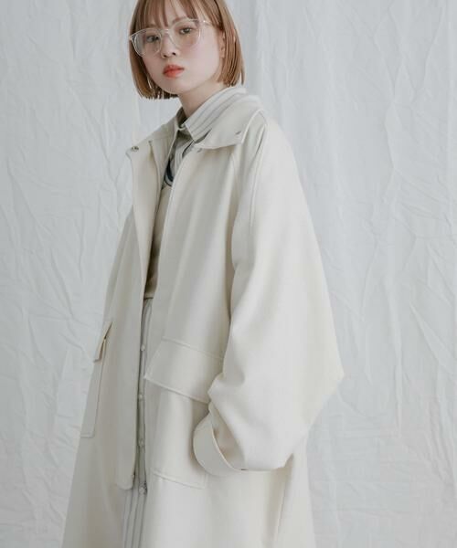 KBF / ケービーエフ その他アウター | スタンドカラーブークレコート | 詳細12