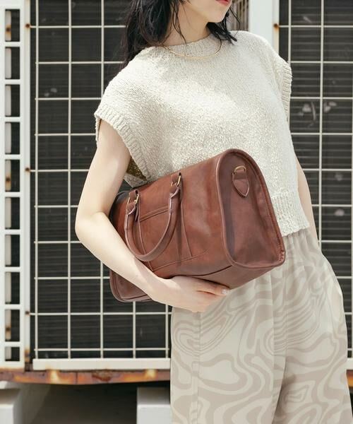 KBF / ケービーエフ ボストンバッグ | ヴィンテージライクボストンBAG | 詳細1