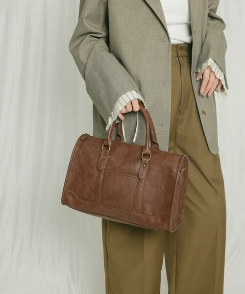 KBF / ケービーエフ ボストンバッグ | ヴィンテージライクボストンBAG | 詳細8