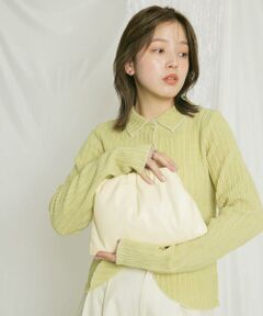 KBF / ケービーエフ ハンドバッグ | ボールチェーンギャザーBAG