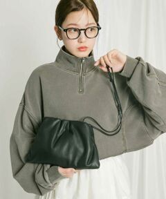 KBF / ケービーエフ ハンドバッグ | ボールチェーンギャザーBAG